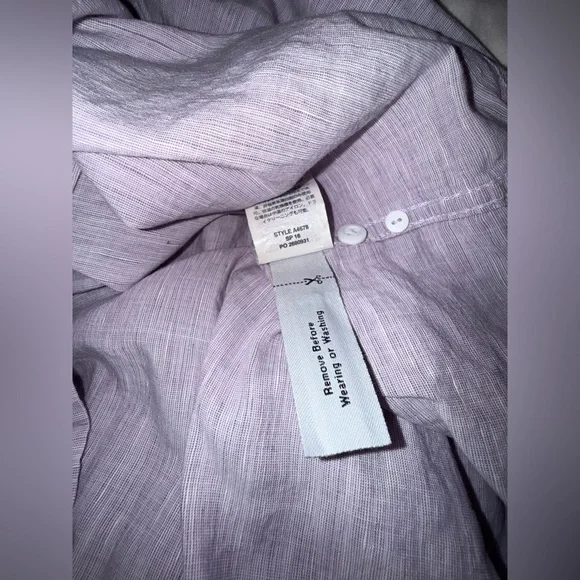 Like New Men’s J.Crew Baird McNutt Irish Linen Slim Fit Button-Down Shirt XL - Picture 10 of 10